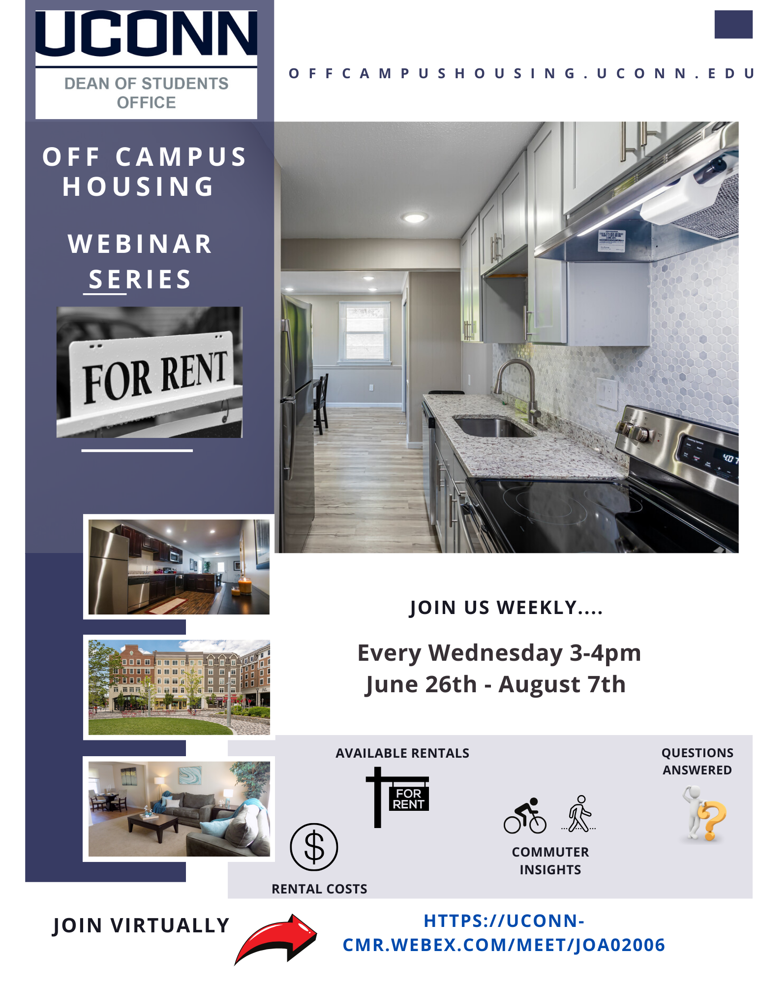 Off-Campus Housing Webinar Series