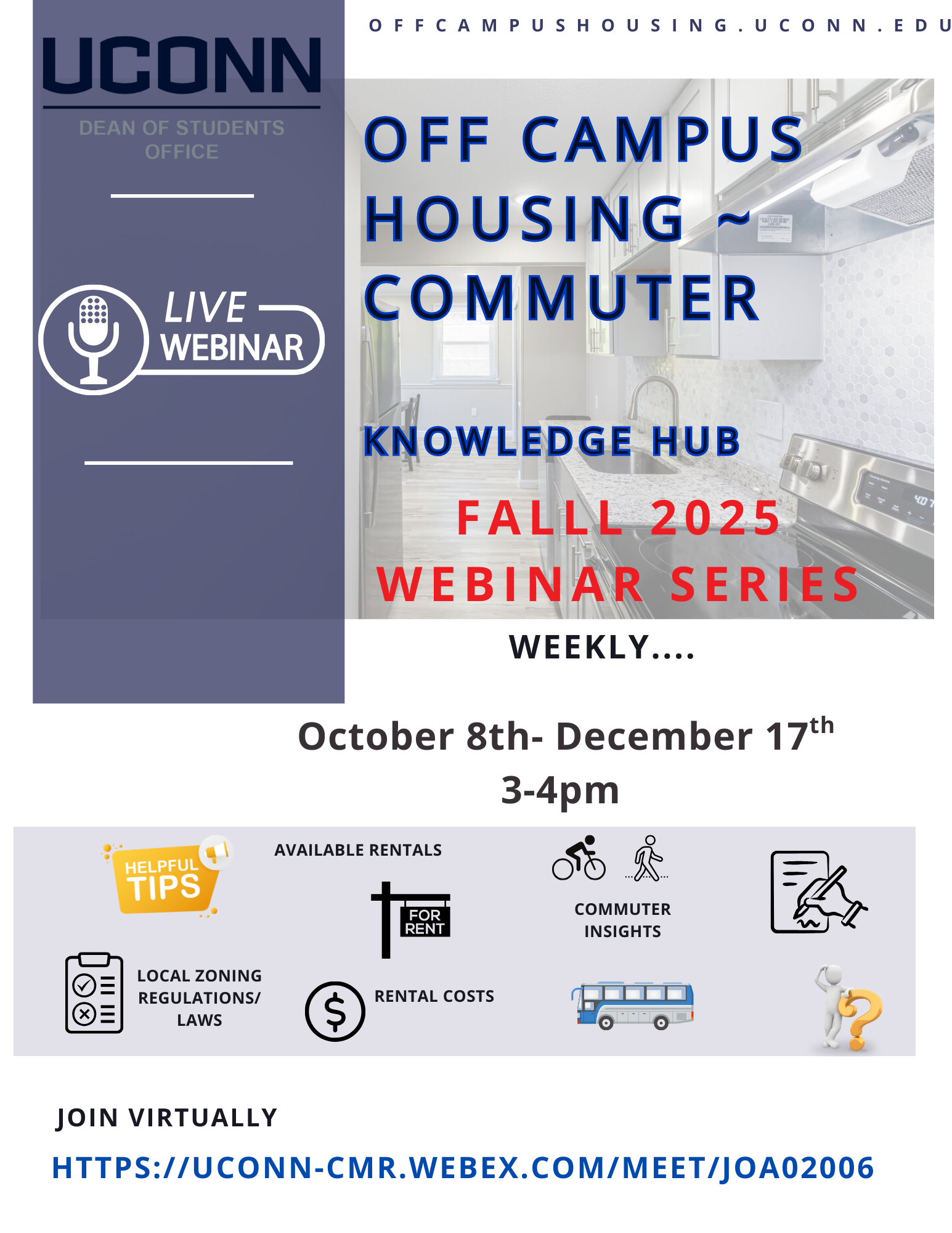 Off-Campus Housing Webinar Series